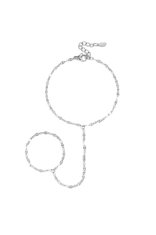 Hand Chain met chunky ketting - Frenky's Fashion