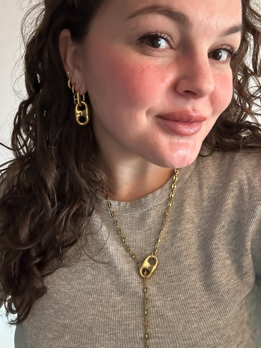 Bold Link Oorbellen - Frenky's Fashion