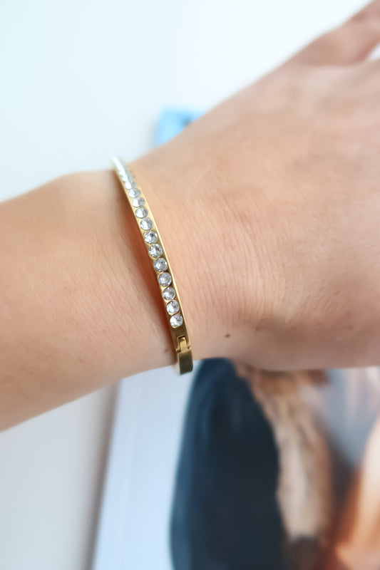Sparkle Line Bangle - Frenky's Fashion