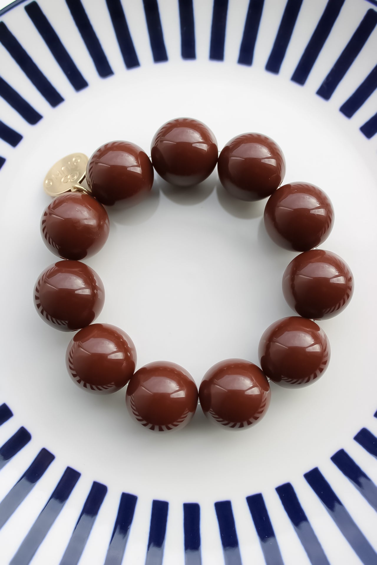 Bubble armband Brown - Frenky's Fashion