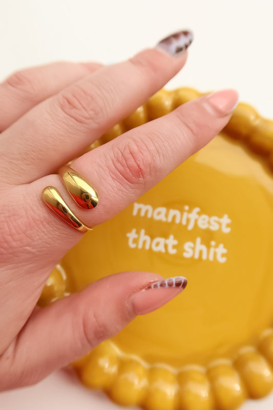 Minimalistische Open Ring