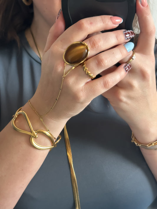 Hand Chain met patroon - Frenky's Fashion