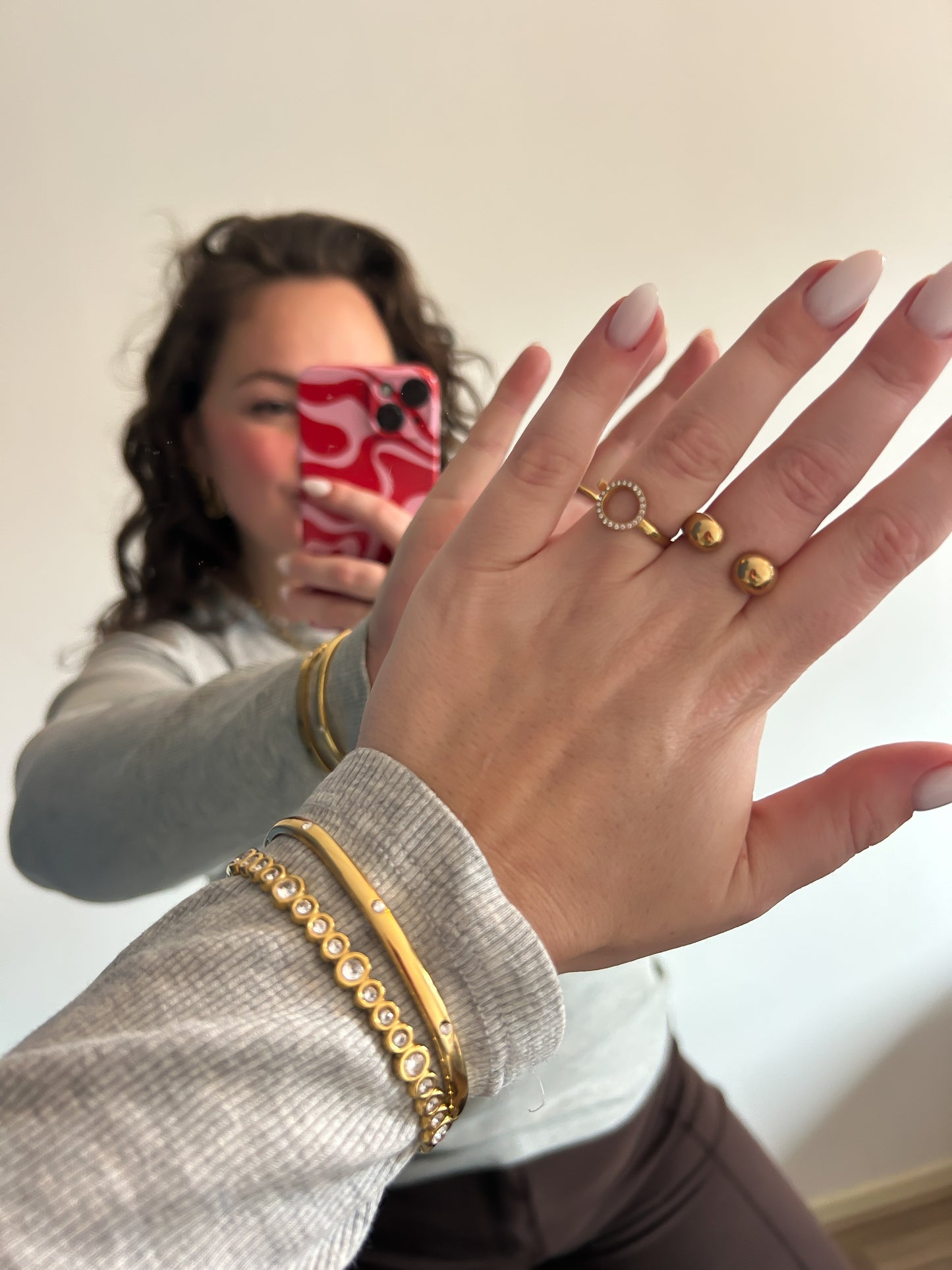 Diament Circle Ring - Frenky's Fashion