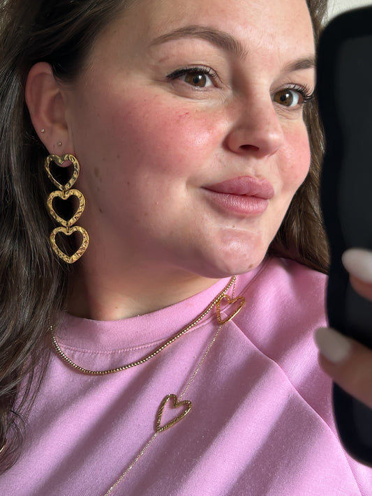 Sienna Heart Oorbellen - Frenky's Fashion