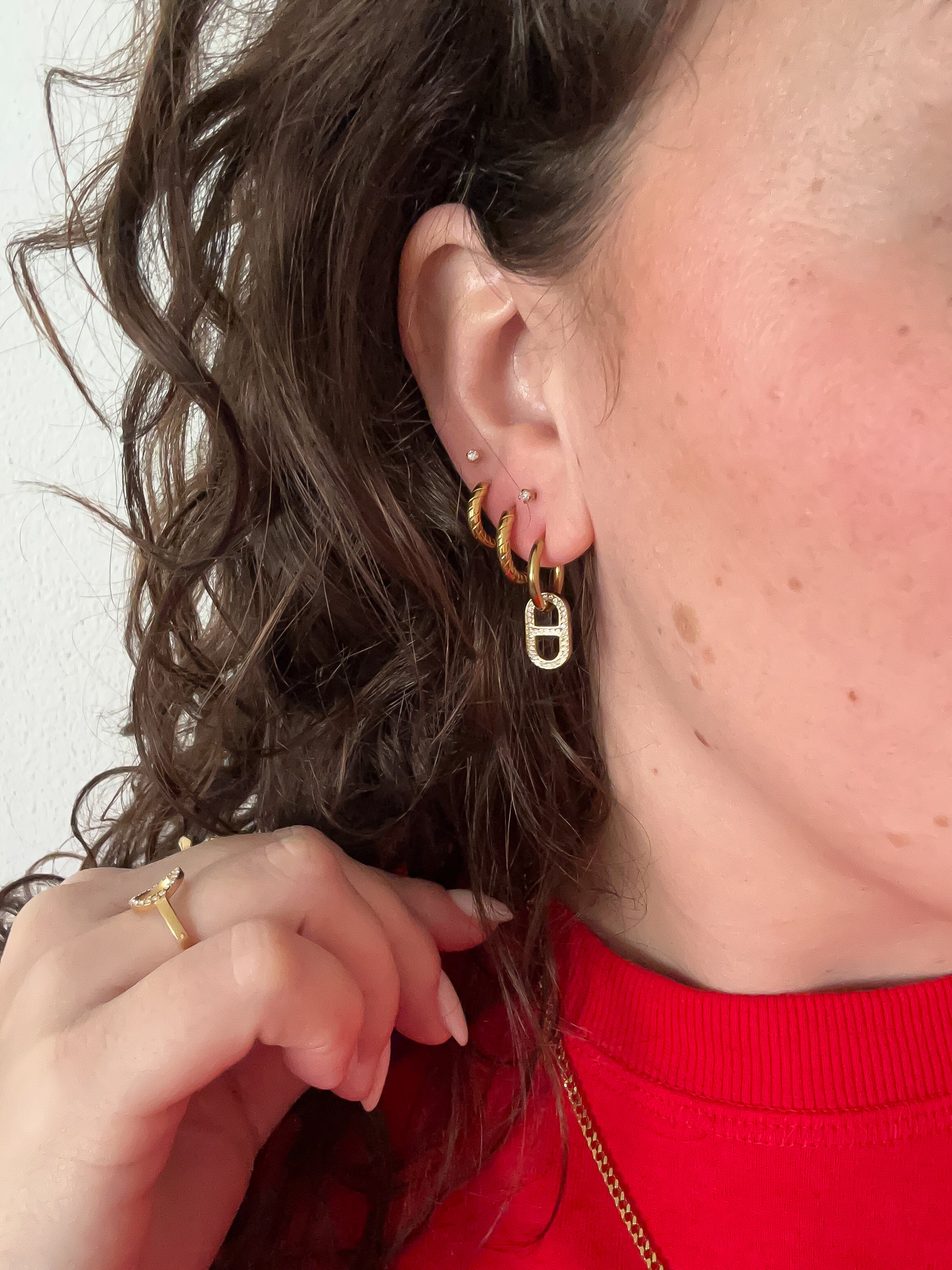 Dubbel D Oorbellen - Frenky's Fashion