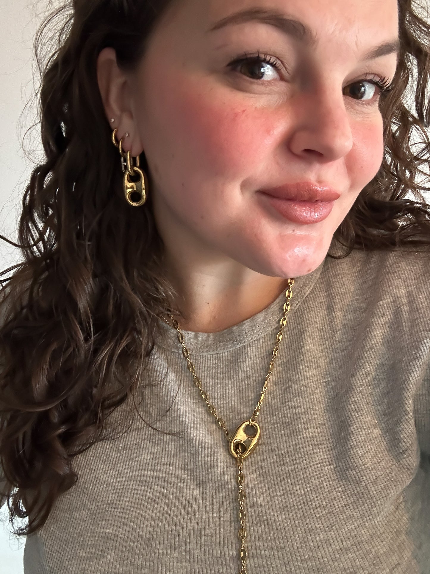 Bold Link Oorbellen - Frenky's Fashion