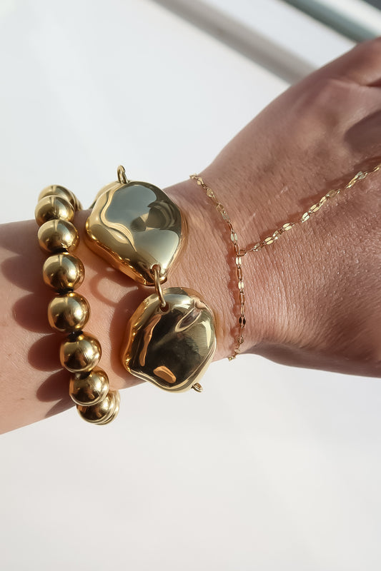Golden Organic Armband - Frenky's Fashion
