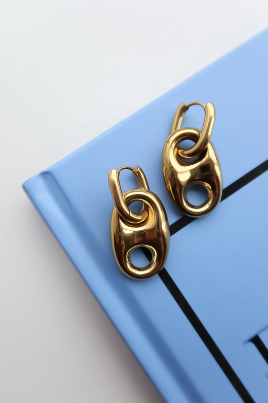 Bold Link Oorbellen - Frenky's Fashion