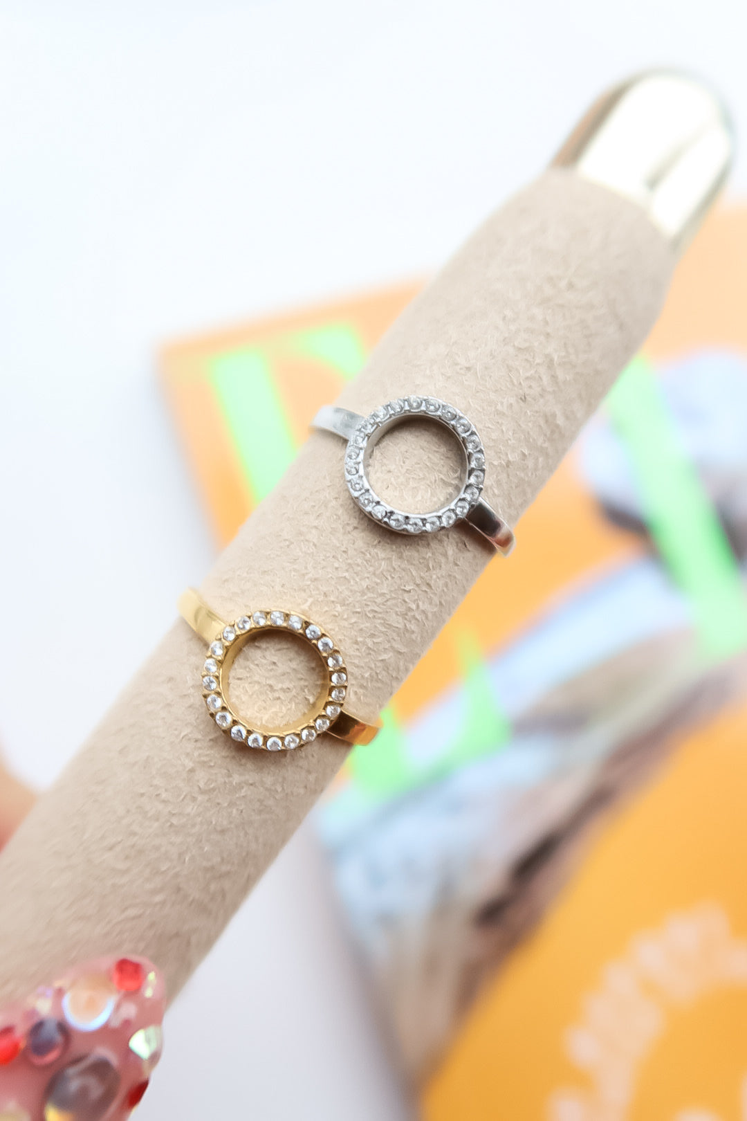 Diament Circle Ring - Frenky's Fashion