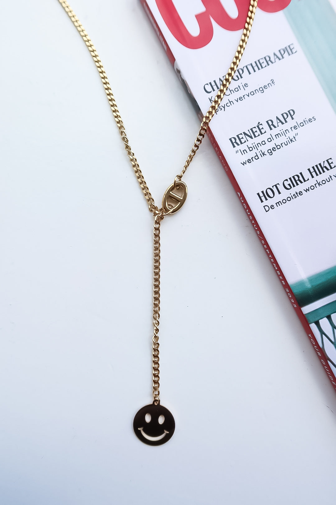 Happy Face Ketting - Frenky's Fashion