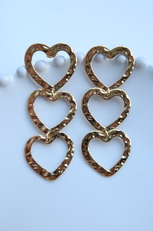 Sienna Heart Oorbellen - Frenky's Fashion