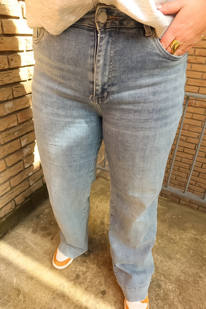 Wide Leg Jeans - Frenky's Fashion