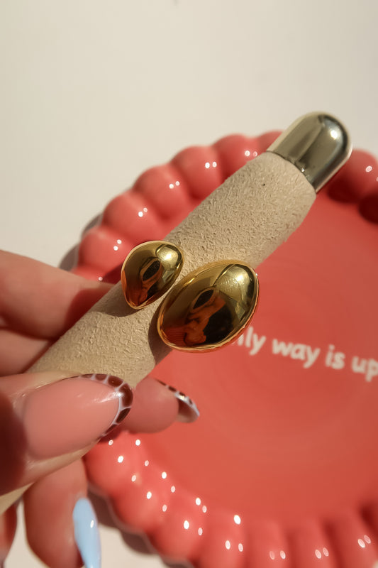 Organic Gold Ring - Frenky's Fashion