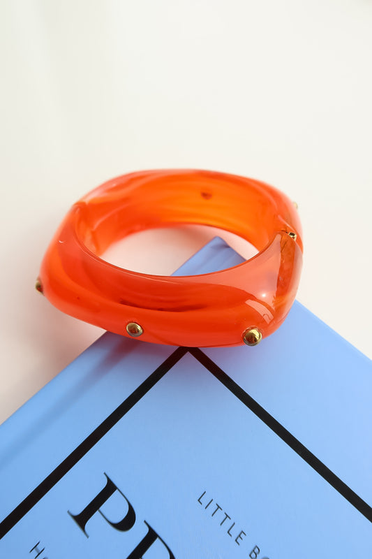 Golden Orange Bangle
