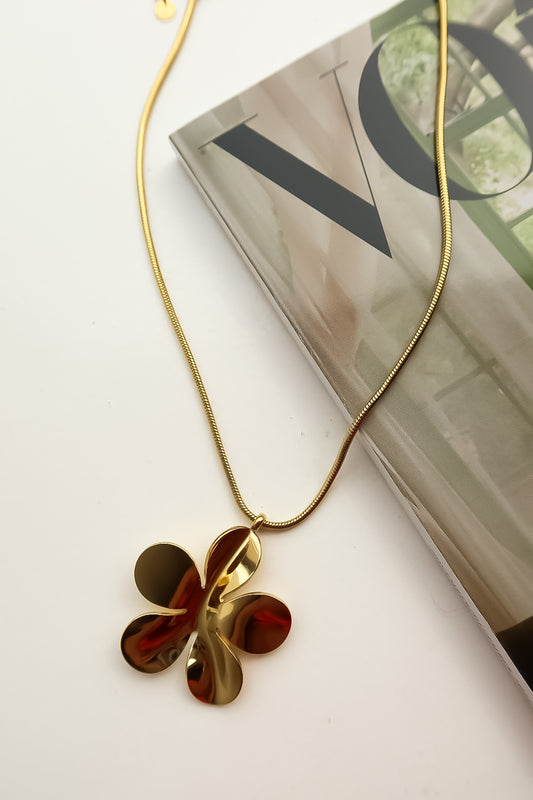 Abstracte Bloem Ketting