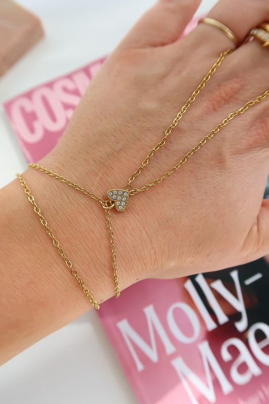 Hand Chain met Hartje