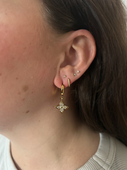 Clover oorbellen - Frenky's Fashion