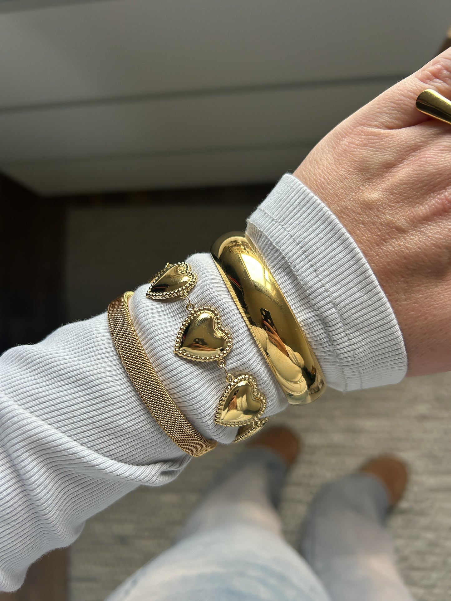 Sweetheart Gold Armband