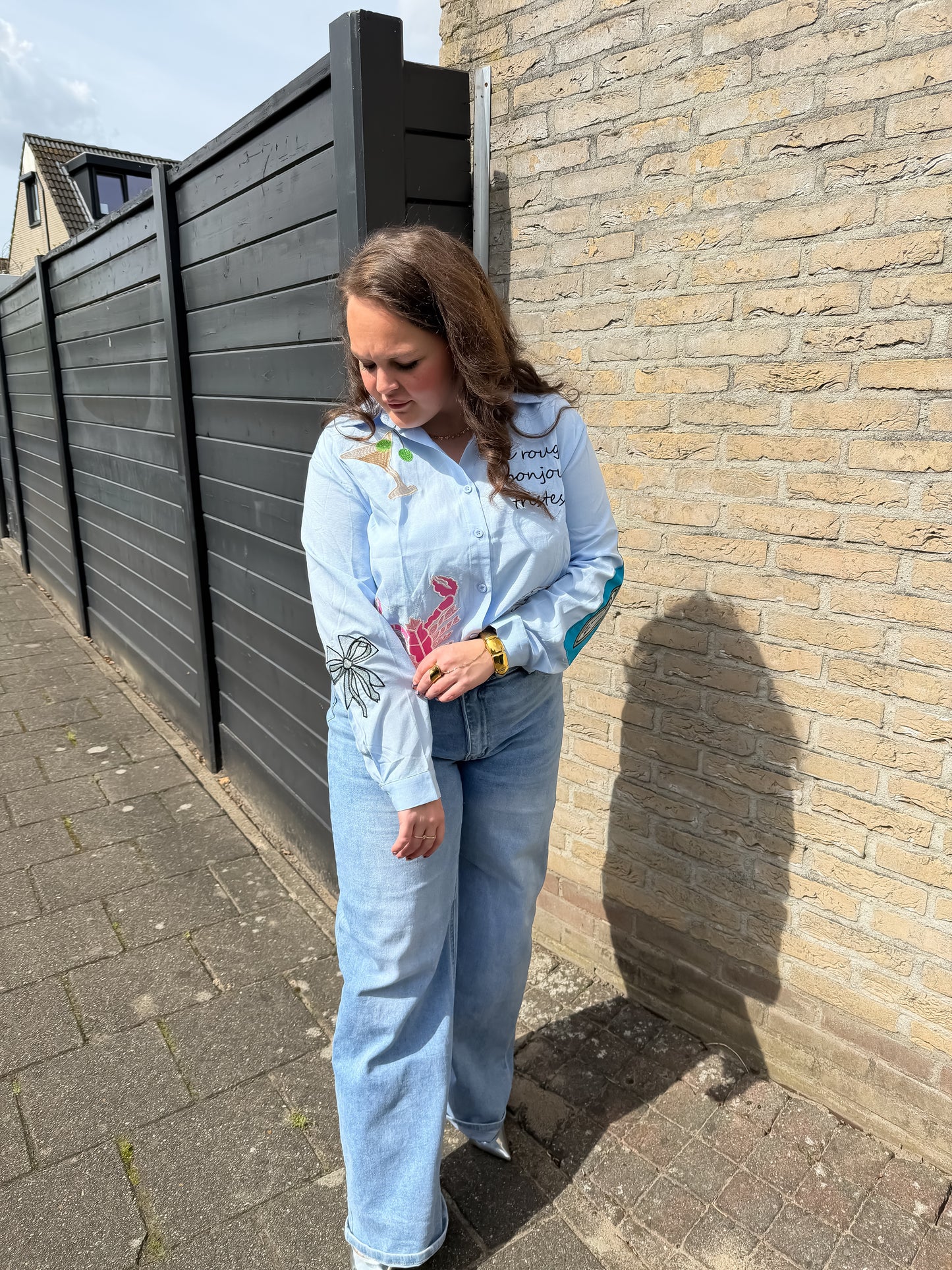 Bonjour Patch Blouse