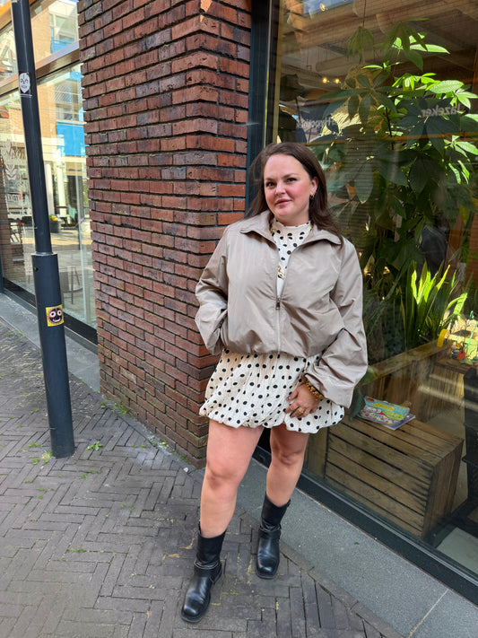 Bomber met Pofmouwen