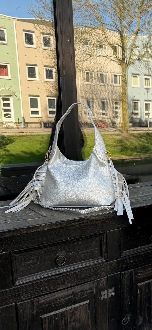 Fringe Tas Zilver