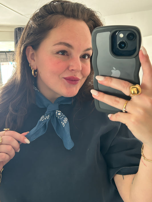 Bandana Donkerblauw - Frenky's Fashion
